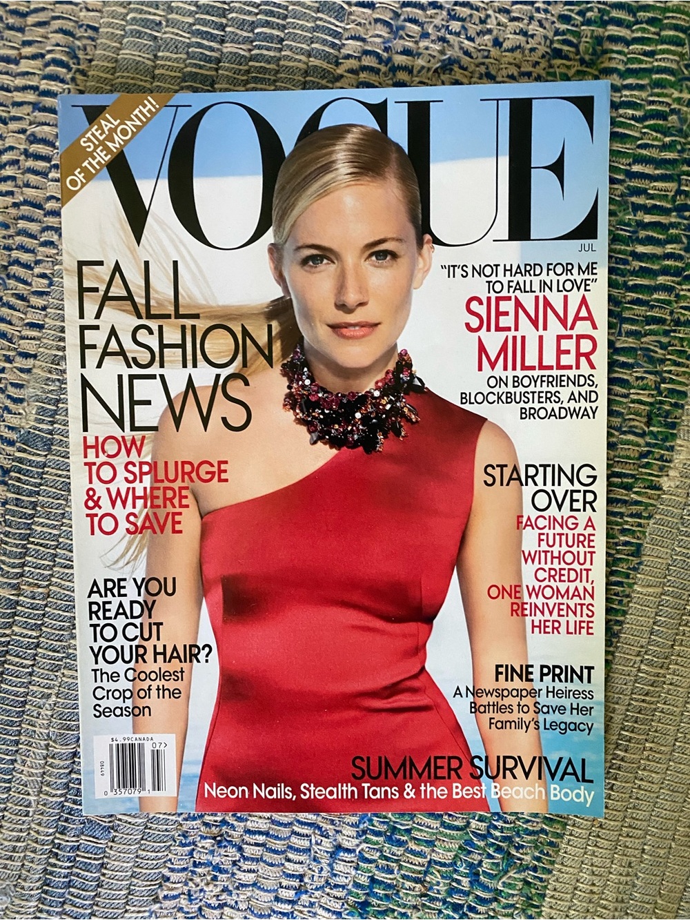 Vintage 2009 Vogue Magazine.